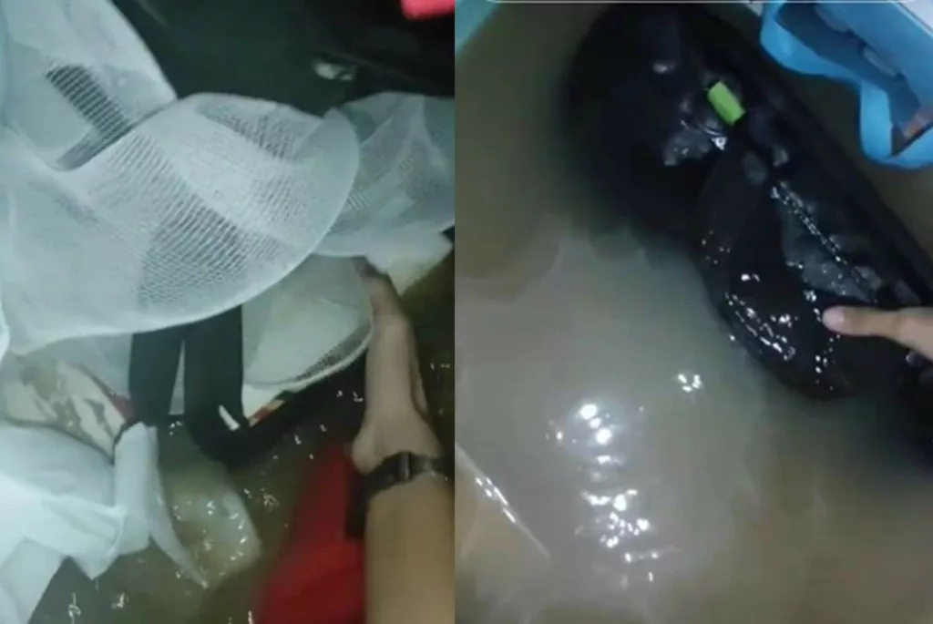 Wanita Nangis Histeris Lihat Laptop dan Ijazah Terendam Banjir.