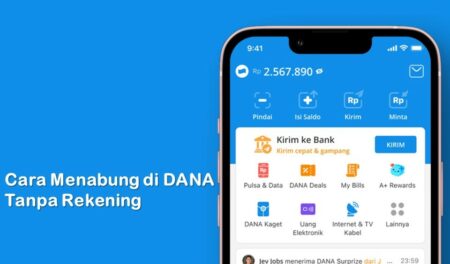 Cara Menabung di DANA Tanpa Rekening