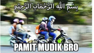 Meme Mudik Lebaran 2025