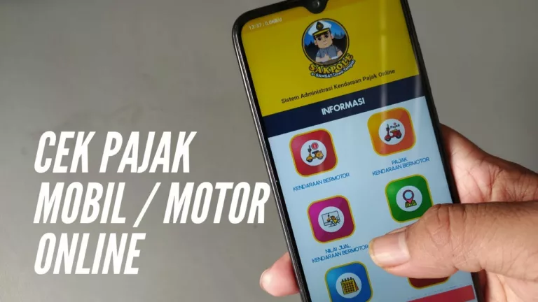 Aplikasi Untuk Mengecek Pajak Kendaraan